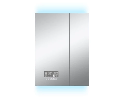 Зеркальный шкаф Art Decco Celestial Glow ACG06080MC, 60 см, сенсорный, подсветка, часы, bluetooth-динамик, антизапотевание