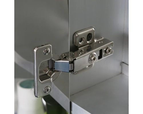 Зеркальный шкаф Art Decco Luminous Sphere ALS09090MC, 90 см, сенсорный, подсветка, часы, bluetooth-динамик, антизапотевание