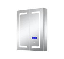 Зеркальный шкаф Art Decco Luminous Sphere ALS06090MC, 60 см, сенсорный, подсветка, часы, bluetooth-динамик, антизапотевание