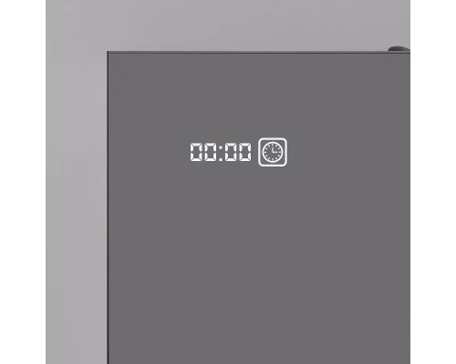 Зеркальный шкаф Art Decco Winter Glamour AWG08070MC, 80 см, сенсорный, подсветка, часы, bluetooth-динамик, антизапотевание