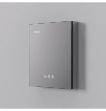 Зеркальный шкаф Art Decco Winter Glamour AWG06070MC, 60 см, сенсорный, подсветка, часы, bluetooth-динамик, антизапотевание