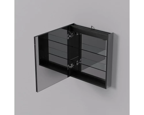 Зеркальный шкаф Art Decco Winter Glamour AWG06070MC, 60 см, сенсорный, подсветка, часы, bluetooth-динамик, антизапотевание