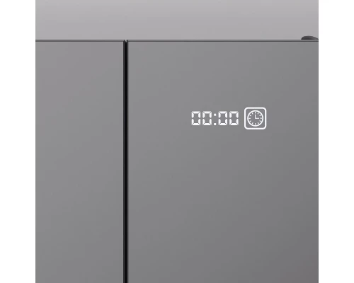 Зеркальный шкаф Art Decco Winter Glamour AWG12070MC, 120 см, сенсорный, подсветка, часы, bluetooth-динамик, антизапотевание