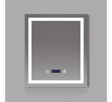 Зеркало Art Decco Crystal Harmony ACH06070M, 60 х 70 см, с подсветкой, сенсорное, антизапотевание, bluetooth-динамик, цифровые часы