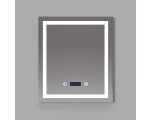 Зеркало Art Decco Crystal Harmony ACH06070M, 60 х 70 см, с подсветкой, сенсорное, антизапотевание, bluetooth-динамик, цифровые часы