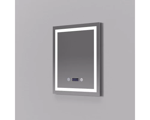 Зеркало Art Decco Crystal Harmony ACH06070M, 60 х 70 см, с подсветкой, сенсорное, антизапотевание, bluetooth-динамик, цифровые часы