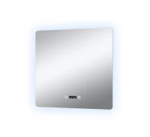 Зеркало Art Decco Baltic Bright ABB07680M, 76 х 81 см, с подсветкой, сенсорное, антизапотевание, bluetooth-динамик, цифровые часы