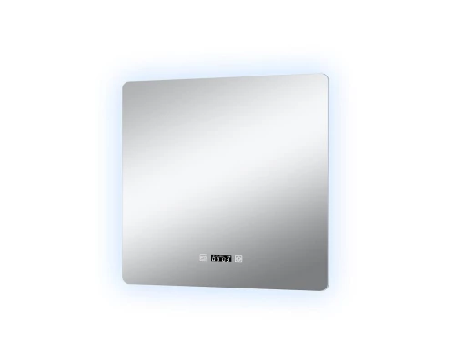 Зеркало Art Decco Baltic Bright ABB07680M, 76 х 81 см, с подсветкой, сенсорное, антизапотевание, bluetooth-динамик, цифровые часы