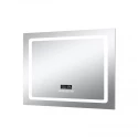 Зеркало Art Decco Crystal Clear ACC09080M, 91 х 81 см, с подсветкой, сенсорное, антизапотевание, bluetooth-динамик, цифровые часы