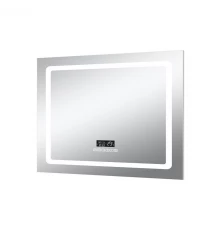 Зеркало Art Decco Crystal Clear ACC09080M, 91 х 81 см, с подсветкой, сенсорное, антизапотевание, bluetooth-динамик, цифровые часы