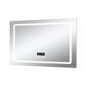 Зеркало Art Decco Crystal Clear ACC12090M, 122 х 91 см, с подсветкой, сенсорное, антизапотевание, bluetooth-динамик, цифровые часы