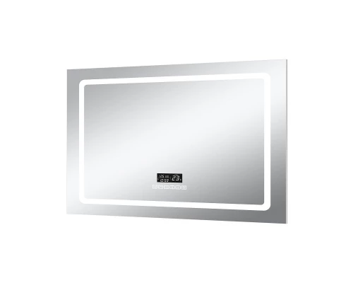 Зеркало Art Decco Crystal Clear ACC12090M, 122 х 91 см, с подсветкой, сенсорное, антизапотевание, bluetooth-динамик, цифровые часы