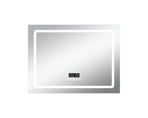 Зеркало Art Decco Crystal Clear ACC12090M, 122 х 91 см, с подсветкой, сенсорное, антизапотевание, bluetooth-динамик, цифровые часы