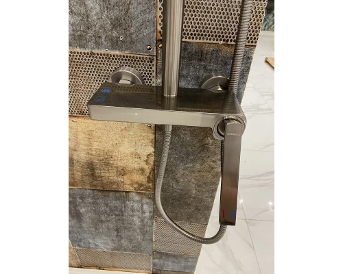 Душевая система Art Decco Portofino APR110LSS, никель