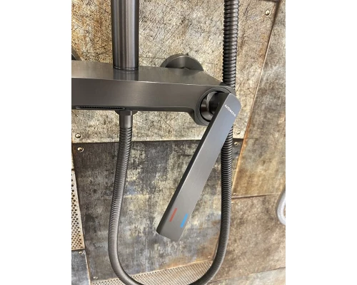 Душевая система Art Decco Portofino APR110QHS, графит