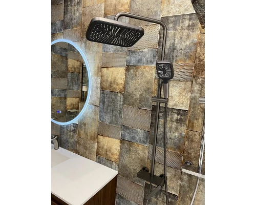 Душевая система Art Decco Portofino APR110QHS, графит