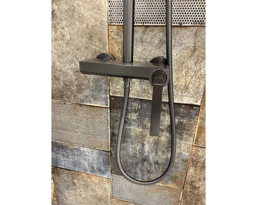 Душевая система Art Decco Portofino APR110QHS, графит