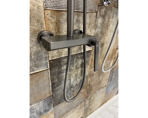 Душевая система Art Decco Portofino APR110QHS, графит