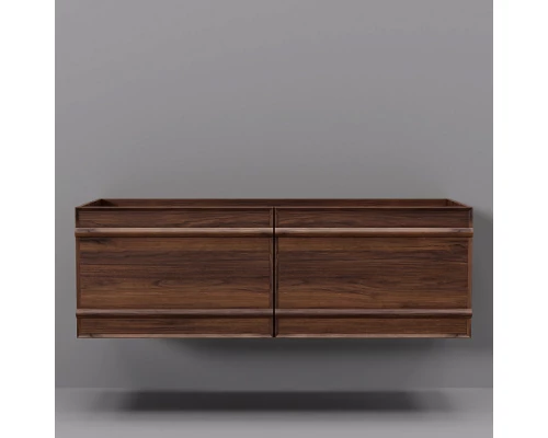 Тумба под раковину ArtDecco Bridget 120 ABR12W22D000 подвесная, черный орех