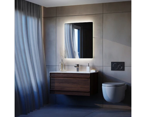 Тумба под раковину ArtDecco Bridget 80 ABR08W22S000 подвесная, черный орех