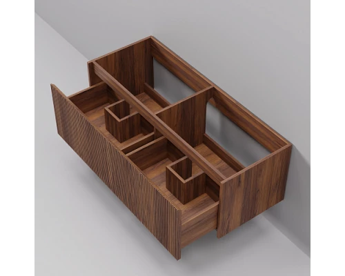 Тумба под раковину ArtDecco Camilla 120 ACM12W22D000 подвесная, черный орех