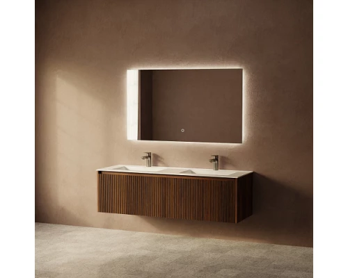 Тумба под раковину ArtDecco Camilla 140 ACM14W22D000 подвесная, черный орех