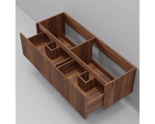 Тумба под раковину ArtDecco Camilla 140 ACM14W22D000 подвесная, черный орех