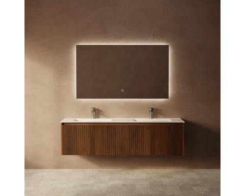 Тумба под раковину ArtDecco Camilla 150 ACM15W22D000 подвесная, черный орех