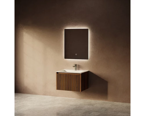 Тумба под раковину ArtDecco Camilla 60 ACM06W22S000 подвесная, черный орех