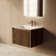 Тумба под раковину ArtDecco Camilla 60 ACM06W22S000 подвесная, черный орех