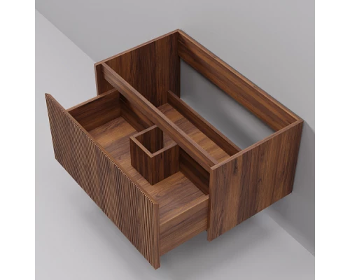 Тумба под раковину ArtDecco Camilla 80 ACM08W22S000 подвесная, черный орех