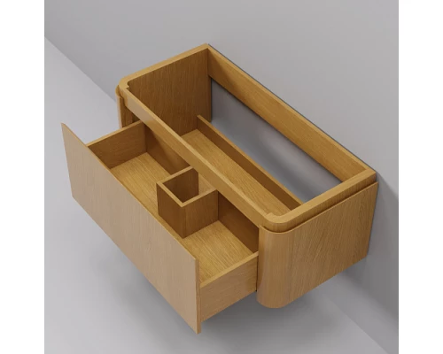 Тумба под раковину ArtDecco Coco 100 ACC10W14S000 подвесная, белый дуб