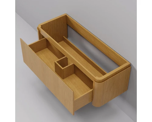 Тумба под раковину ArtDecco Coco 120 ACC12W14S000 подвесная, белый дуб