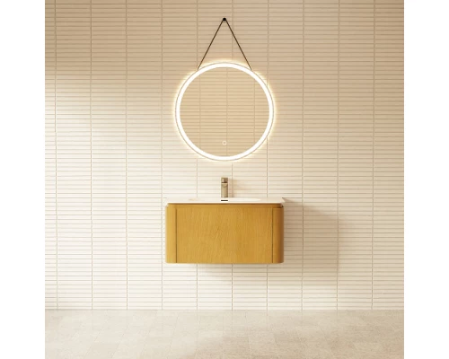 Тумба под раковину ArtDecco Coco 80 ACC08W14S000 подвесная, белый дуб