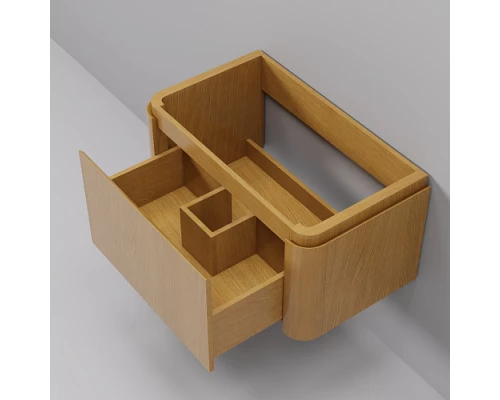 Тумба под раковину ArtDecco Coco 80 ACC08W14S000 подвесная, белый дуб