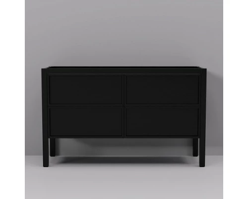 Тумба под раковину ArtDecco Elisa 140 AES14F78D000 напольная черный дуб