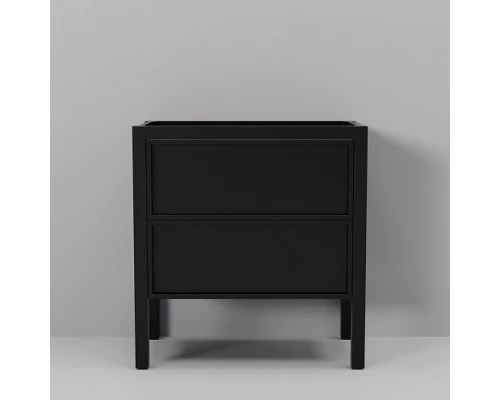 Тумба под раковину ArtDecco Elisa 80 AES08F78S000 напольная черный дуб