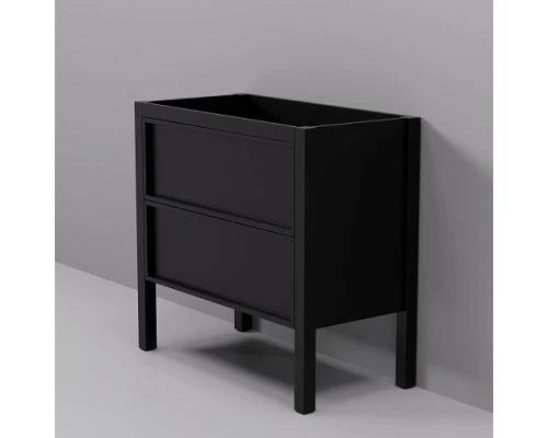 Тумба под раковину ArtDecco Elisa 90 AES09F78S000 напольная черный дуб