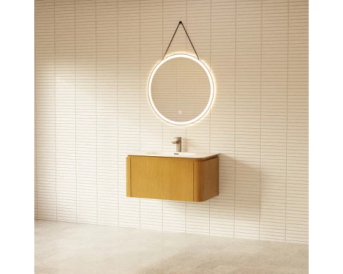 Тумба с раковиной ArtDecco Coco 80 ACC08W14S100 белый дуб