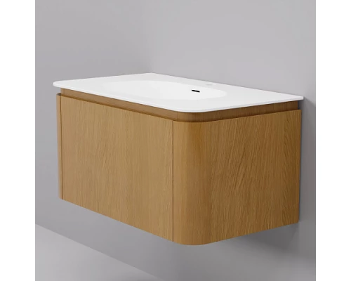 Тумба с раковиной ArtDecco Coco 80 ACC08W14S100 белый дуб