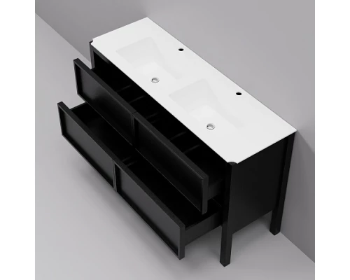 Тумба с раковиной ArtDecco Elisa 140 AES14F78D200 черный дуб