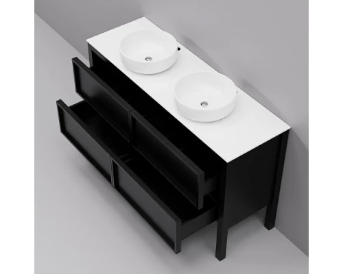 Тумба с раковиной ArtDecco Elisa 140 AES14F78D300 черный дуб