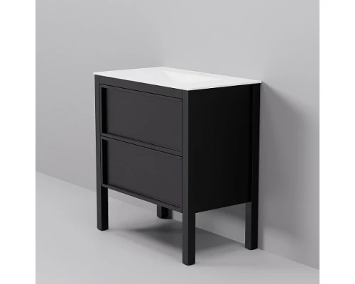 Тумба с раковиной ArtDecco Elisa 80 AES08F78S100 черный дуб