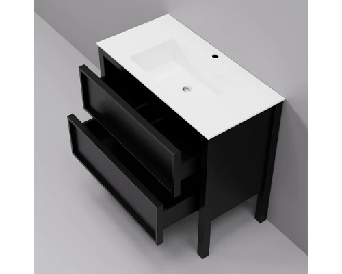 Тумба с раковиной ArtDecco Elisa 90 AES09F78S100 черный дуб