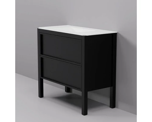 Тумба с раковиной ArtDecco Elisa 90 AES09F78S200 черный дуб