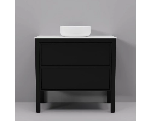 Тумба с раковиной ArtDecco Elisa 90 AES09F78S300 черный дуб