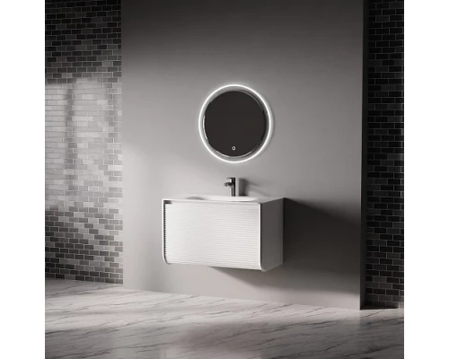 Тумба с раковиной ArtDecco Lucia 80 ALC08W43S100 серый