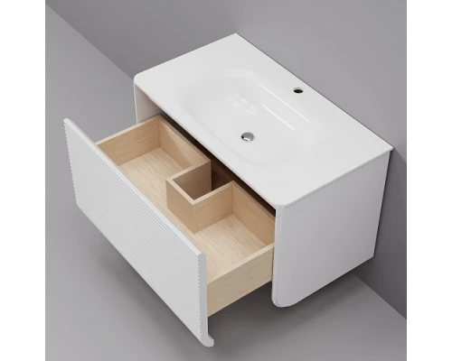 Тумба с раковиной ArtDecco Lucia 80 ALC08W43S100 серый