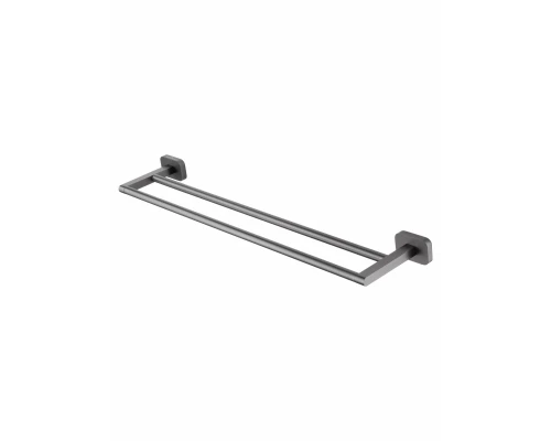 Полотенцедержатель двойной WONZON & WOGHAND GRAFFITY, Темный графит (WW-9311)