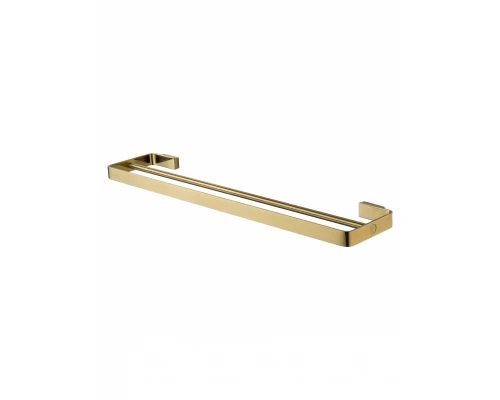 Полотенцедержатель двойной WONZON & WOGHAND LOTTE, Брашированное золото (WW-8311A-BG)